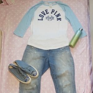 Victoria Secret PINK Baseball Tee